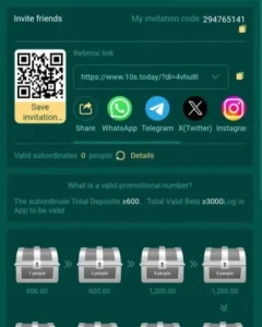 Earn with 10s Game Bet