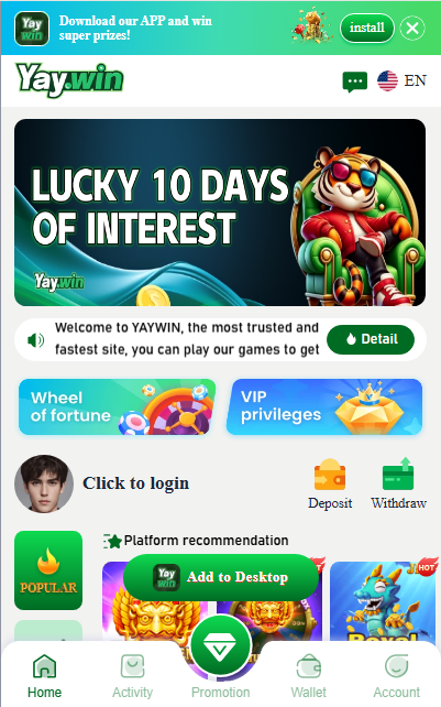 The referral system in Zc777 Game