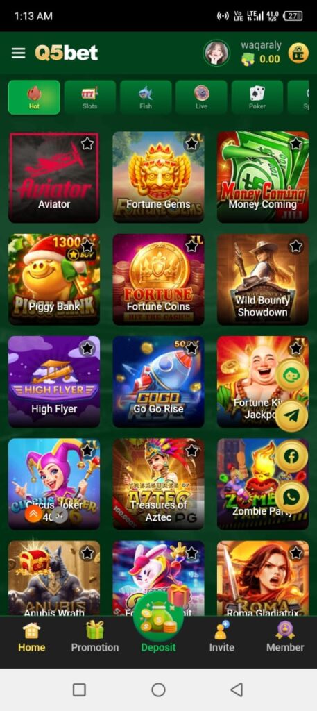Q5Bet Game App Download